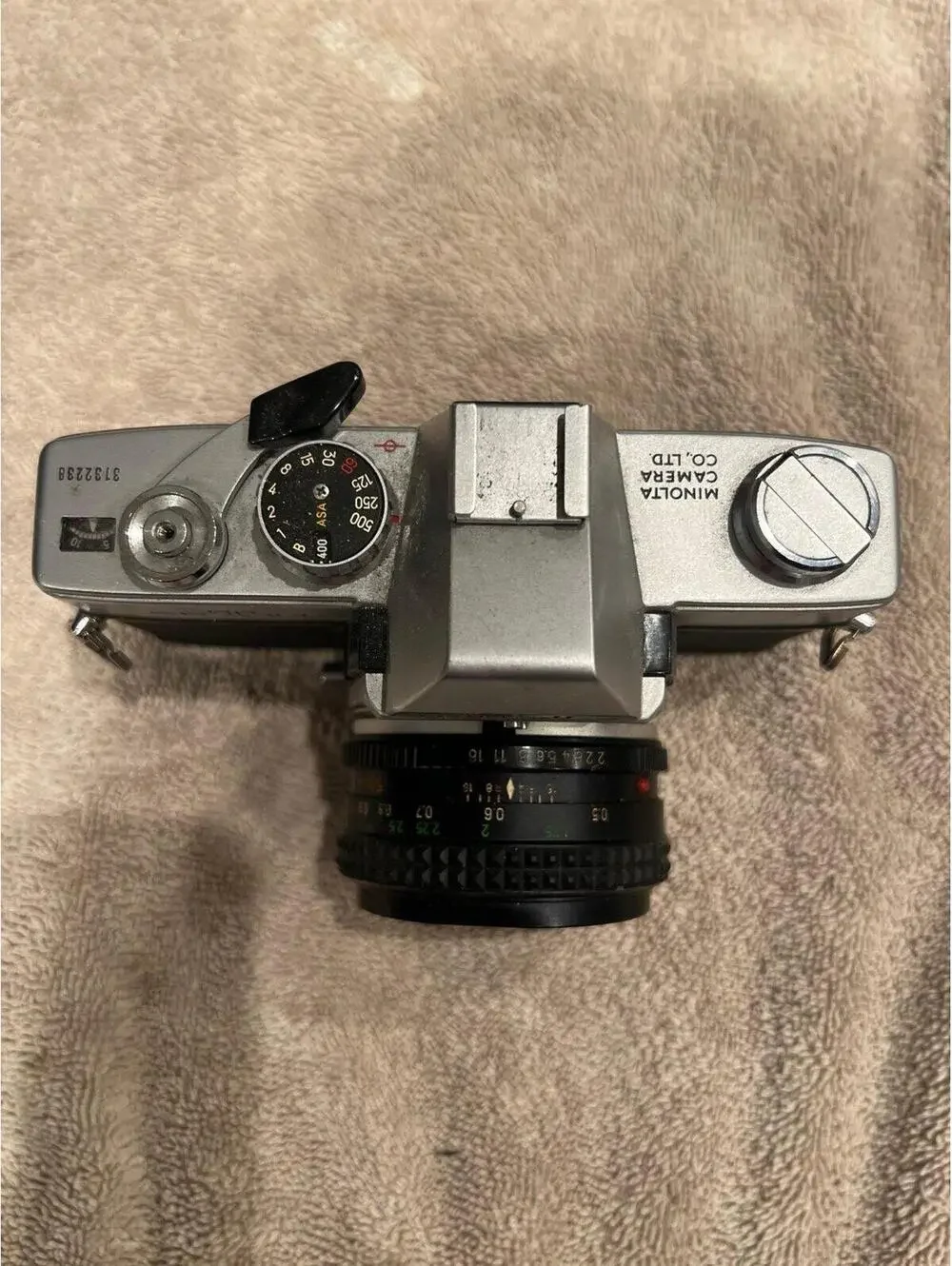 Vintage 35 mm minolta camera
